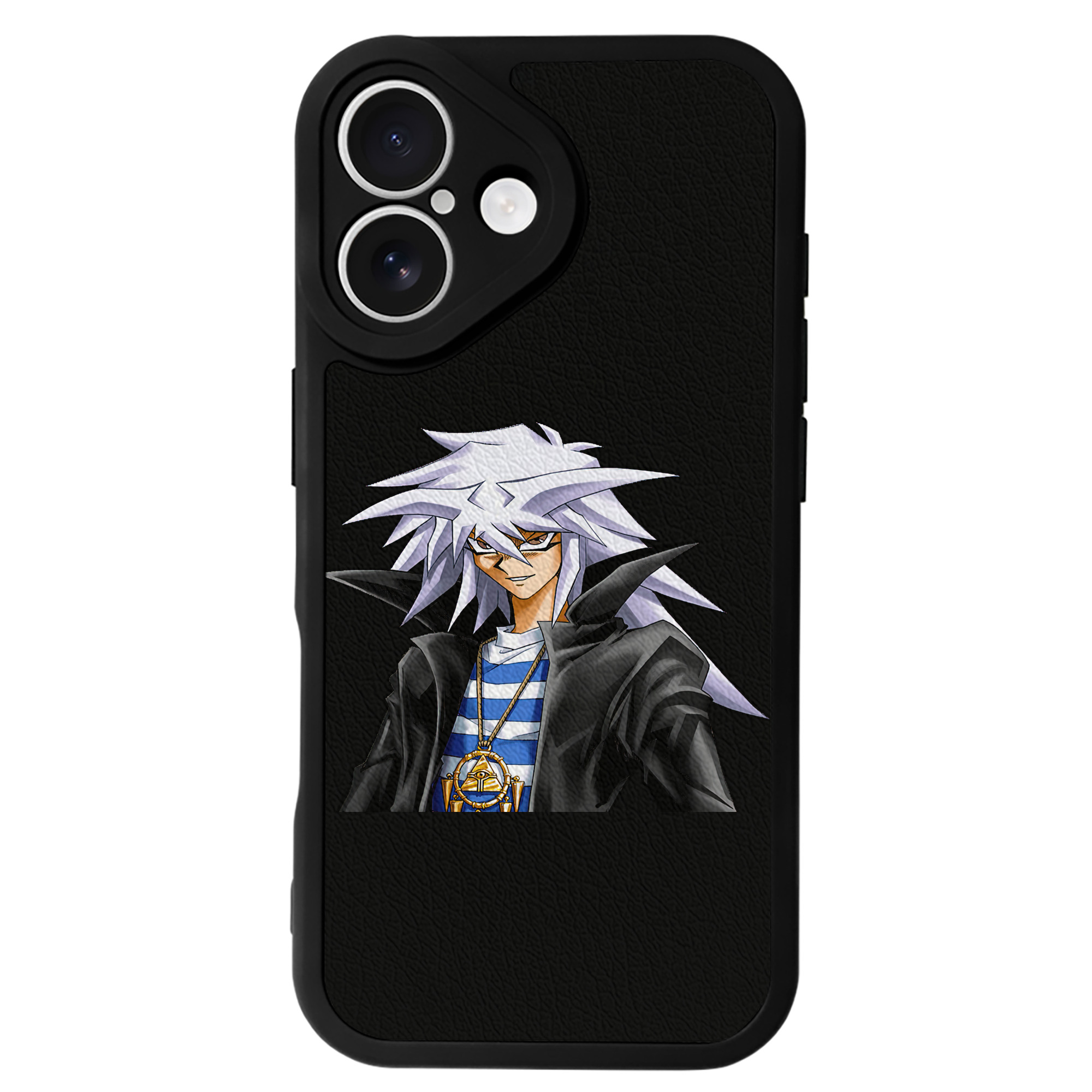 遊☆戯☆王 Yu-Gi-Oh! 【iPhone 16シリーズ対応】シリコンスマホケース（レザー調） 材質：シリコン